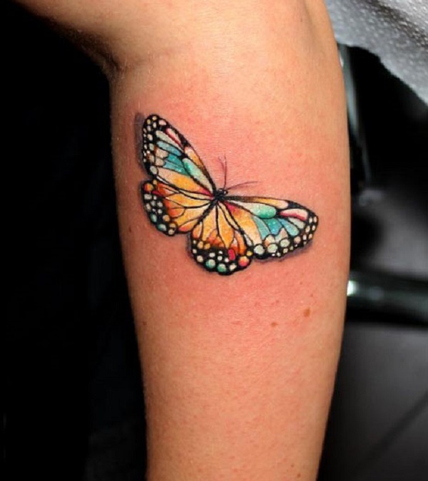 Tatuagem de borboleta 3D 25 