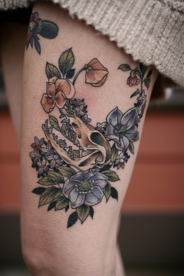 desenhos de tatuagem de flores (51) 