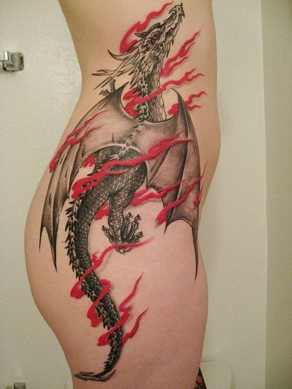 Desenhos de tatuagem de dragão para mulheres e homens24 