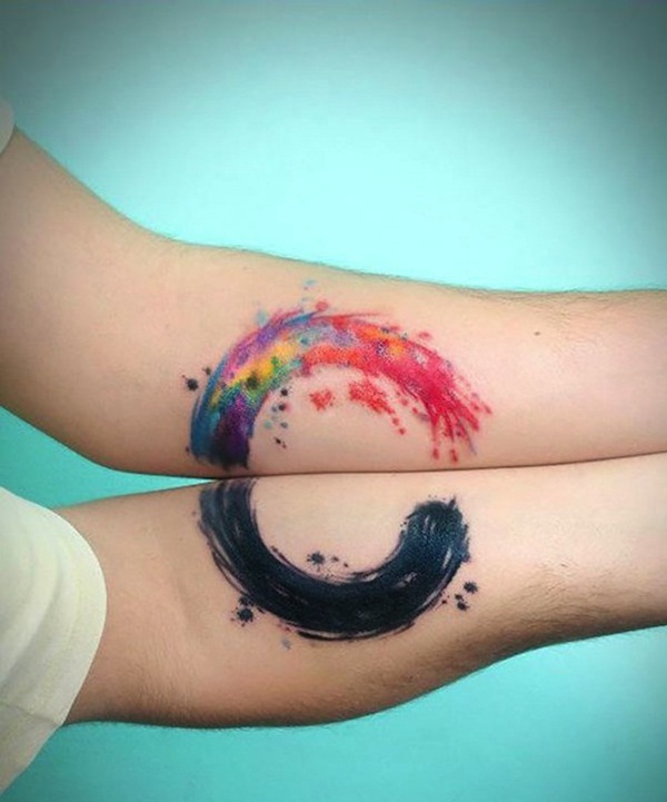 Desenhos de tatuagem de casal 11 