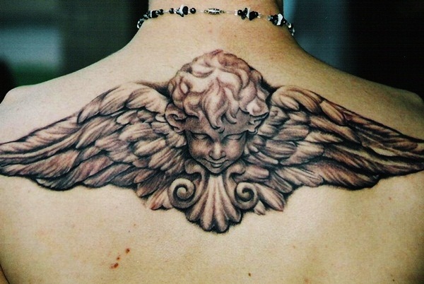 Desenhos de tatuagem de anjo e ideas6 