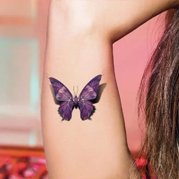Tatuagem de borboleta 3D 62 