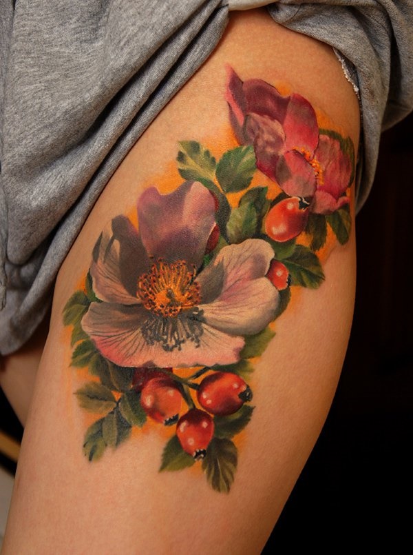 Desenhos de tatuagens florais que vão explodir sua mente0331 