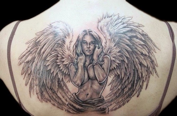 Desenhos de tatuagem de anjo e ideas37 