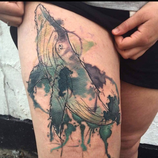 desenhos de tatuagem de perna sexy de mulheres (57) 