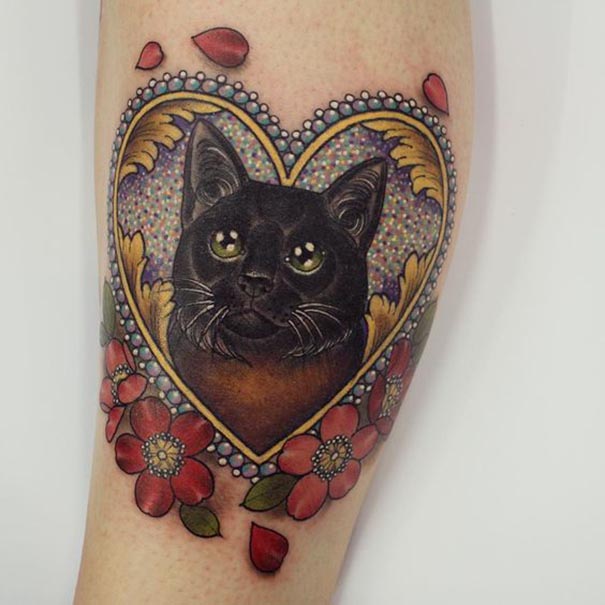significado de tatuagem de gato preto 