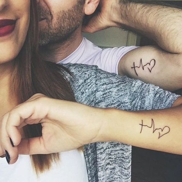 Desenhos de tatuagem de casal 61 