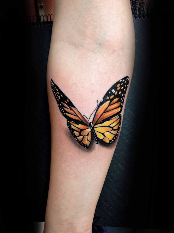 Tatuagem de borboleta 3D 59 