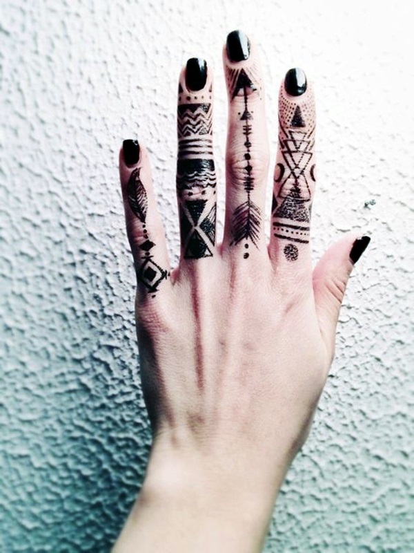 Projetos bonitos dos tatuagens do dedo (91) 