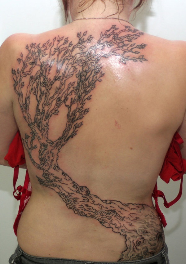 Desenhos de tatuagem de árvore22 