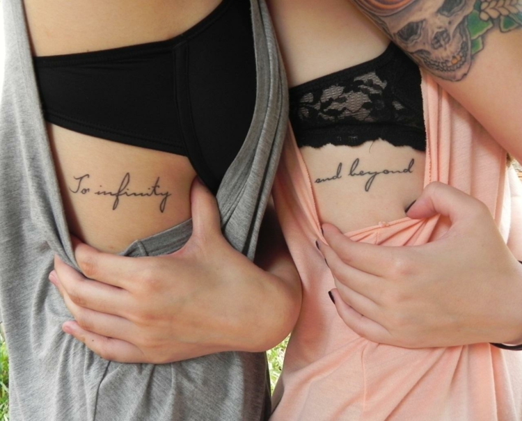 irmãs tatuadas idéias semelhantes 