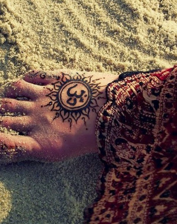 35 Sun Tattoo Design Ideas com significados 6 