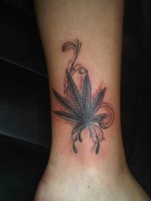 tatuagem de folhas design0461 