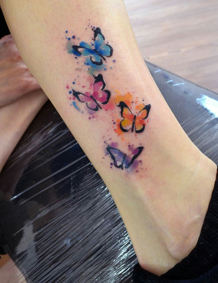 tatuagens-brilhantes-borboletas-opções 