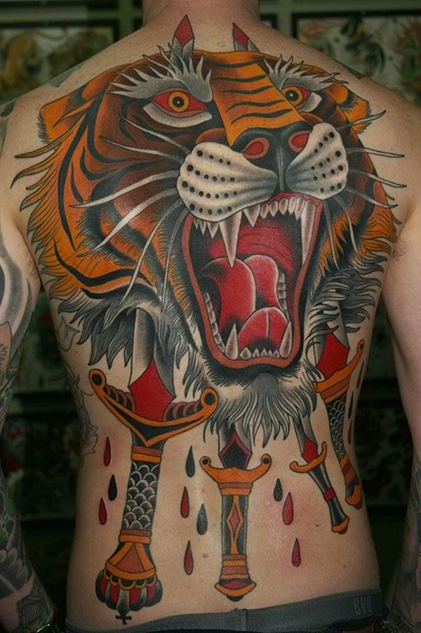 Desenhos de tatuagem de tigre para homens (31) 