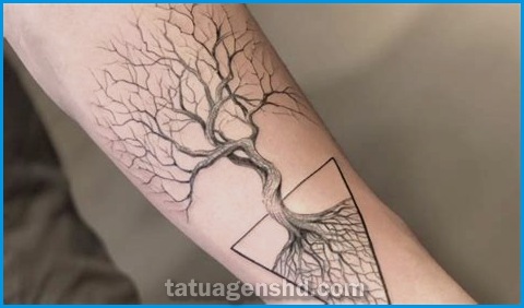 A arte das tatuagens inspiradas na natureza