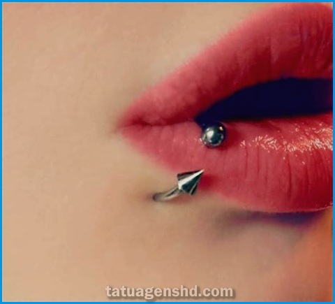 Os Mais Belos Piercings para Lábio