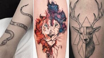 Tatuagens de animais da selva: força e mistério