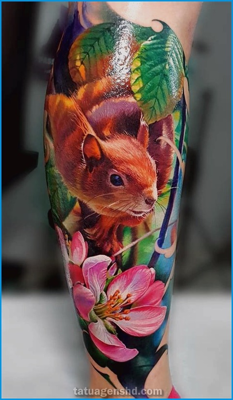 Tatuagens de animais em estilo realista: impressionantes obras de arte