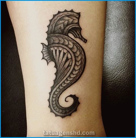 Tatuagens de animais marinhos: beleza da vida subaquática