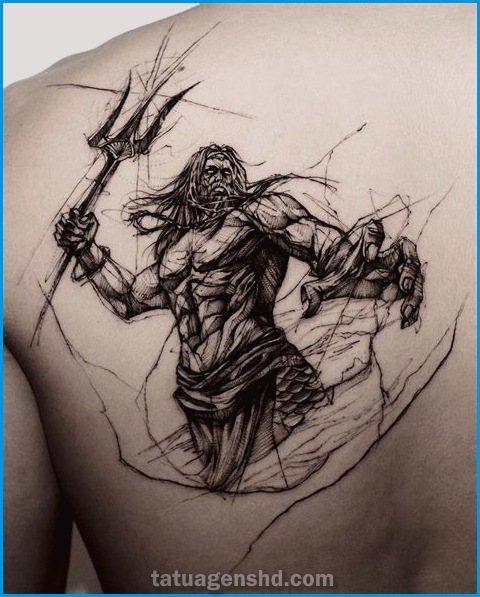 Tatuagens de animais mitológicos: lendas eternizadas