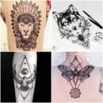 Tatuagens de animais selvagens: símbolos de força e liberdade