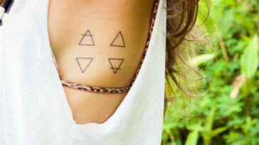Tatuagens de elementos naturais: fogo, água, terra e ar