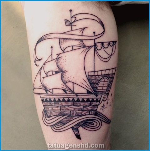 Tatuagens de estilo náutico: Ideal para os Aventureiros do Mar