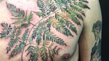 Tatuagens de folhas e plantas: simbolismo e renovação