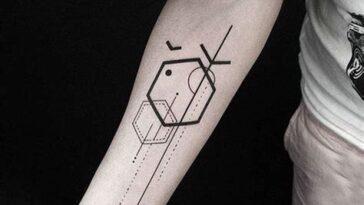 Tatuagens de geometria para Homens: Simples e Estilosas