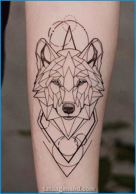 Tatuagens de geometria para Homens: Simples e Estilosas