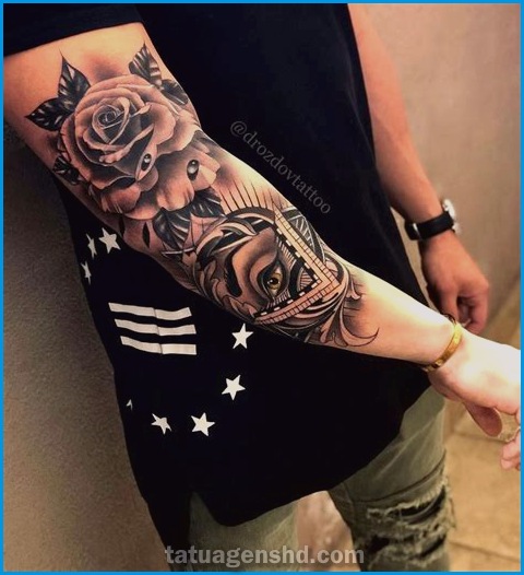 Tatuagens de manga para Homens: Inspiração e Sugestões