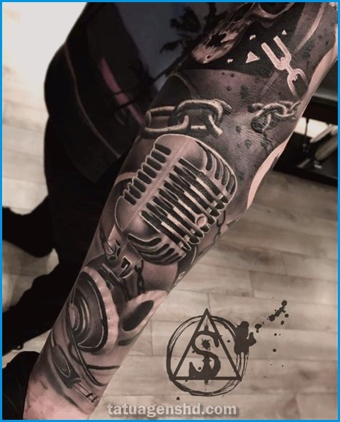 Tatuagens de música: Para os Amantes da Arte Sonora
