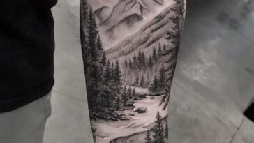 Tatuagens de natureza: Ideias para Homens amantes do ar livre