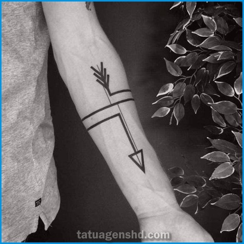 Tatuagens femininas geométricas: elegância e modernidade