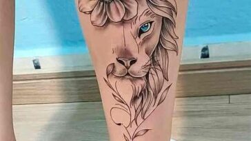 Tatuagens femininas na panturrilha: ideias e modelos