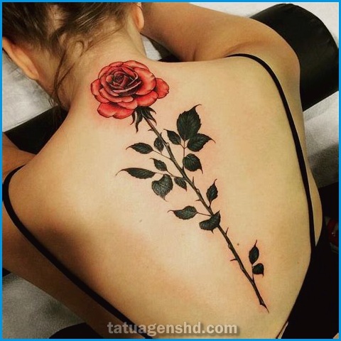 Tatuagens femininas nas costas: ideias e sugestões
