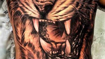 Tatuagens masculinas de animais selvagens: Inspiração e Significado